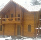 Будинок з клеєного бруса пл.196м.кв.у Буковелі