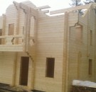 Будинок з клеєного бруса пл.196м.кв.у Буковелі